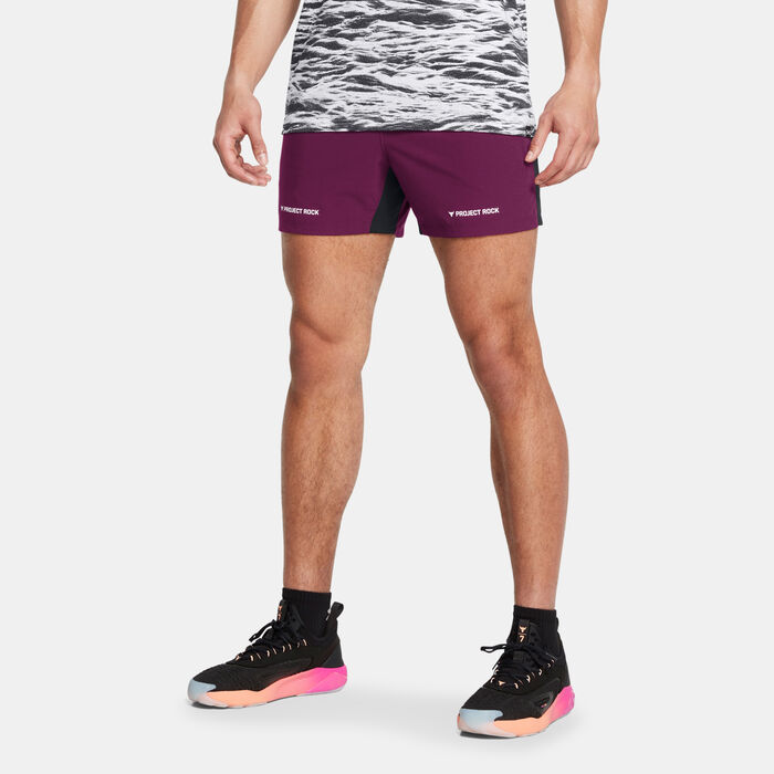 Under Armour Men's Project Rock Ultimate Training Shorts Purple Under Armour Men's Project Rock Ultimate Training Shorts Purple image number 0