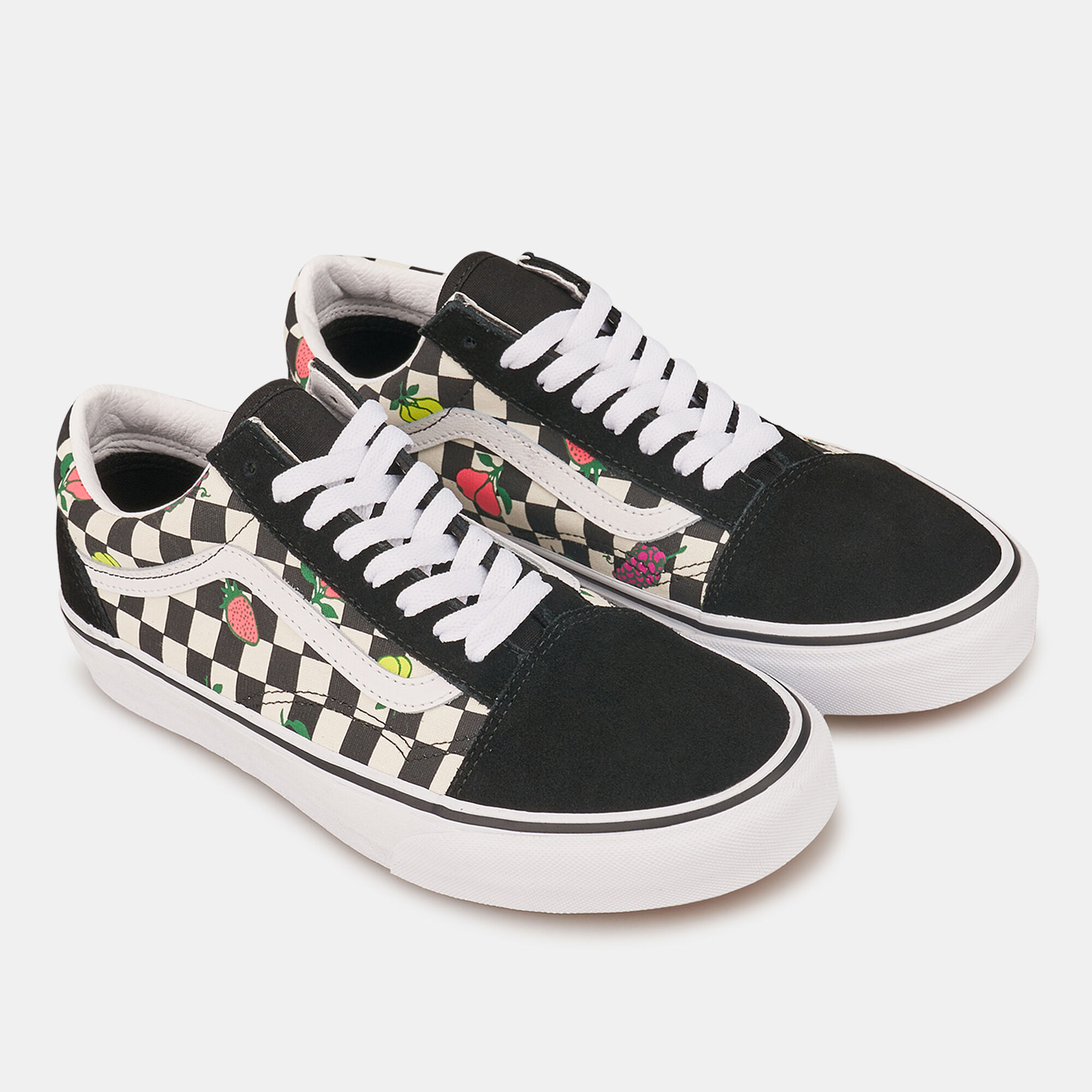 Rainbow checkerboard old skool vans clearance