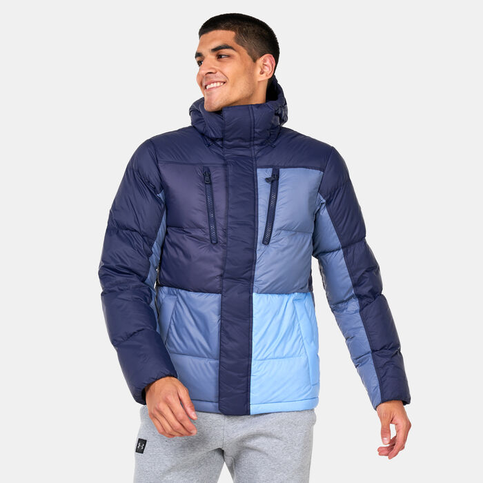 Under Armour Men's ColdGear® Infrared Down Blocked Jacket Blue Under Armour Men's ColdGear® Infrared Down Blocked Jacket Blue image number 0