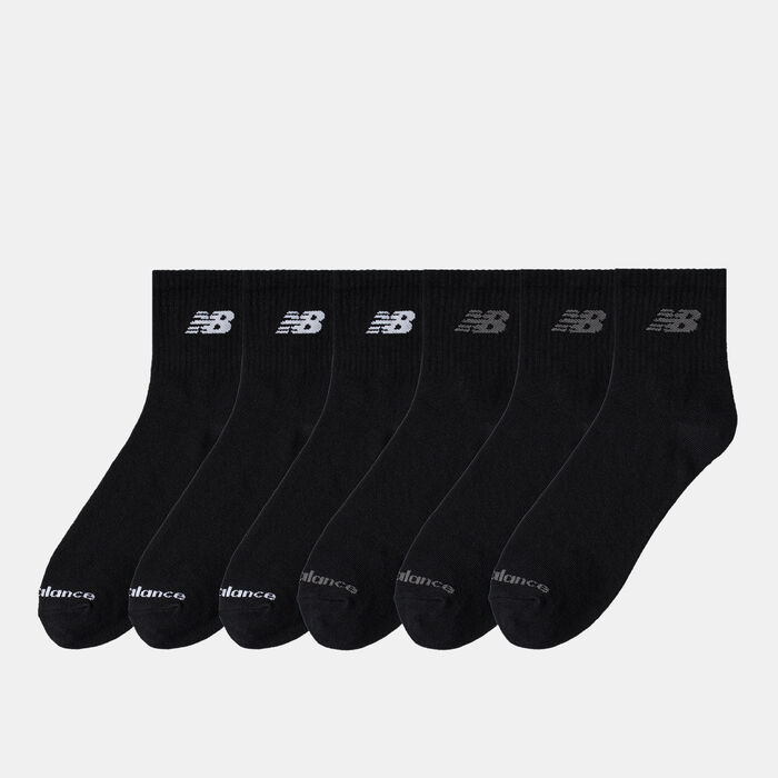 New Balance Everyday Lightweight Ankle Socks (6 Pairs) Black New Balance Everyday Lightweight Ankle Socks (6 Pairs) Black image number 1