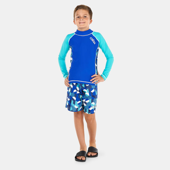 COEGA Kids' Long Sleeves Rashguard Blue COEGA Kids' Long Sleeves Rashguard Blue image number 2