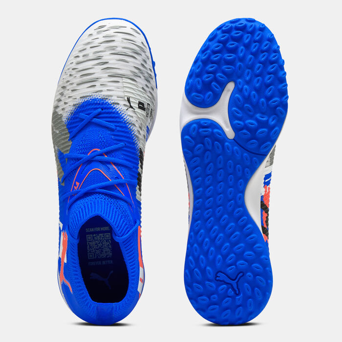 PUMA Men's FUTURE 8 Match Forever Turf Ground Football Shoes Blue PUMA Men's FUTURE 8 Match Forever Turf Ground Football Shoes Blue image number 3