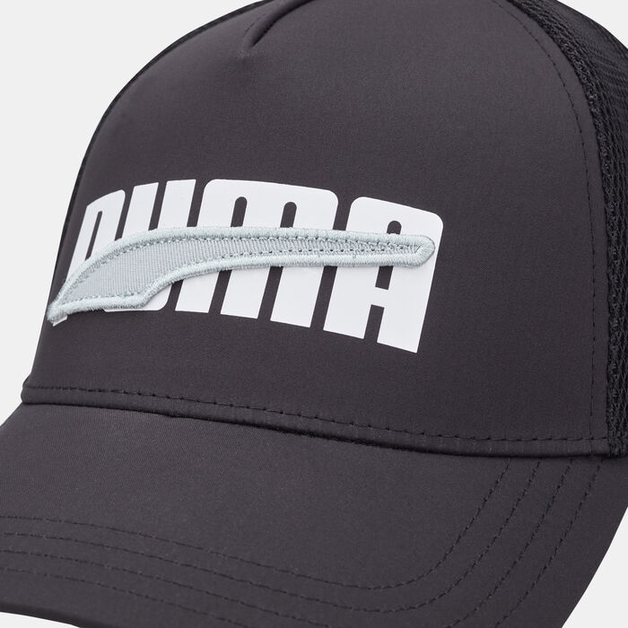 PUMA Men's Trucker Cap Black PUMA Men's Trucker Cap Black image number 2