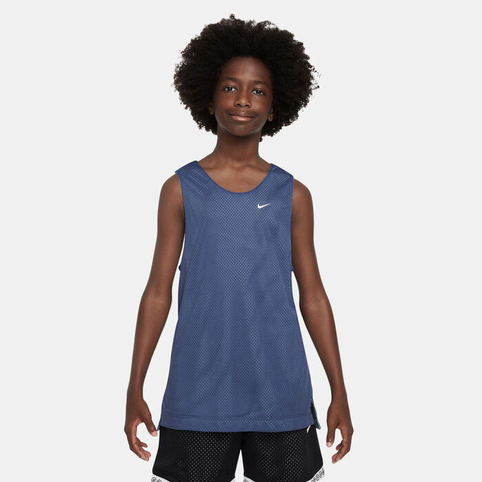 Nike Kids' Dri-FIT Basketball Tank Top Blue image number 0
