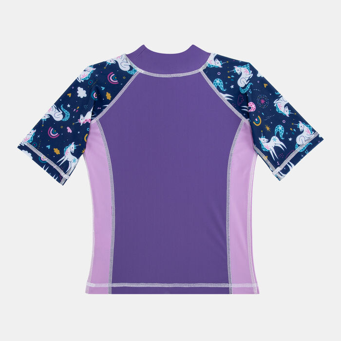 COEGA Kids' Swimming Rashguard Purple COEGA Kids' Swimming Rashguard Purple image number 1