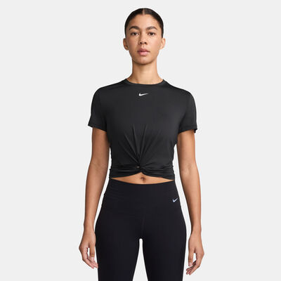Nike Women's One Classic Twist Training T-Shirt Black