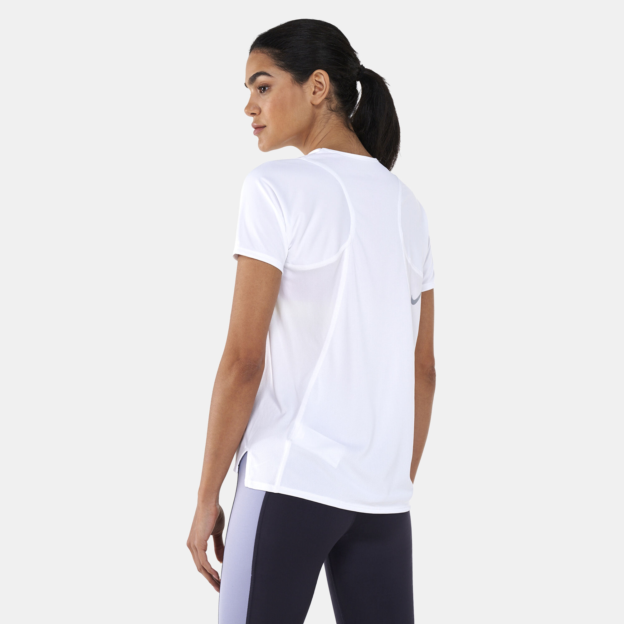 Buy Nike Women s Dri FIT Race T Shirt White in KSA SSS