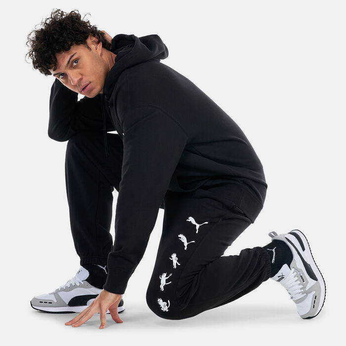 PUMA Men's x RIPNDIP Sweatpants Black image number 2