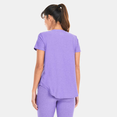 BEYOND YOGA Women's Featherweight On The Down Low T-Shirt Purple