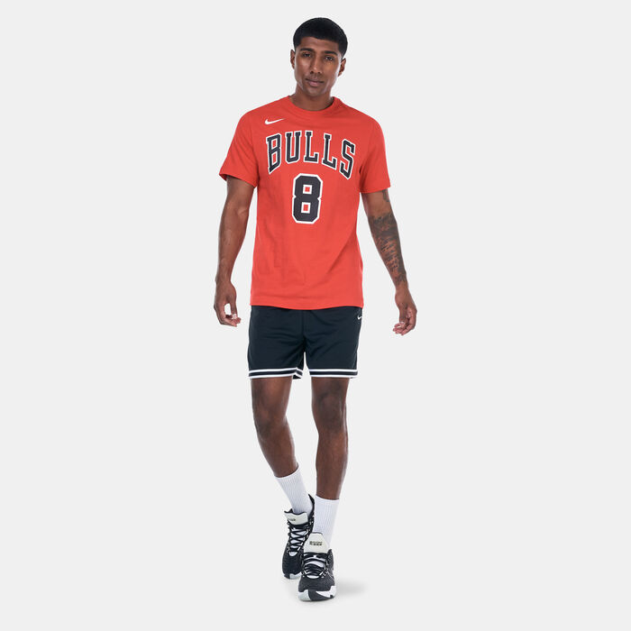 Nike Men's NBA Chicago Bulls T-Shirt Red Nike Men's NBA Chicago Bulls T-Shirt Red image number 2