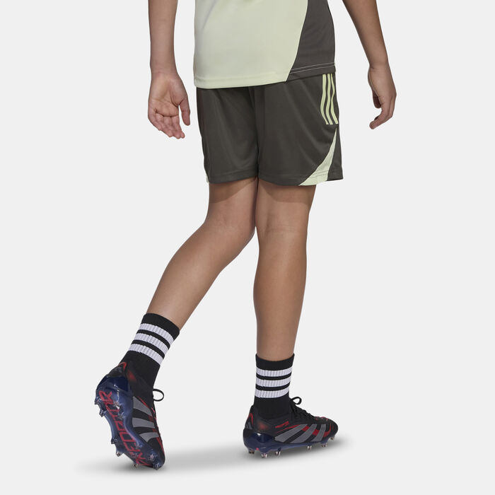 adidas Kids' Real Madrid Tiro 25 Competition Training Football Shorts Grey adidas Kids' Real Madrid Tiro 25 Competition Training Football Shorts Grey image number 1
