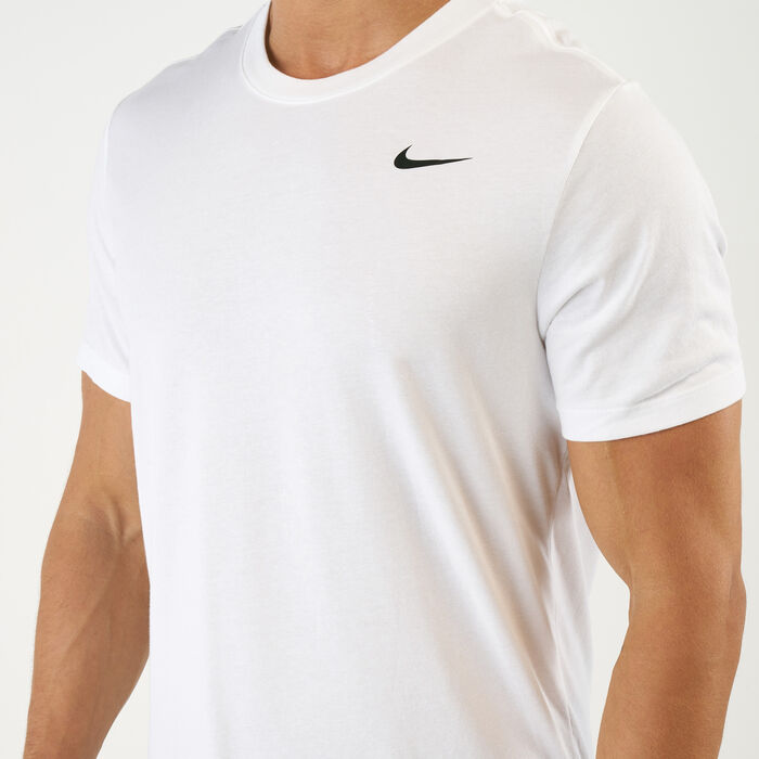 Nike Men's Dri-FIT Training T-Shirt White Nike Men's Dri-FIT Training T-Shirt White image number 3