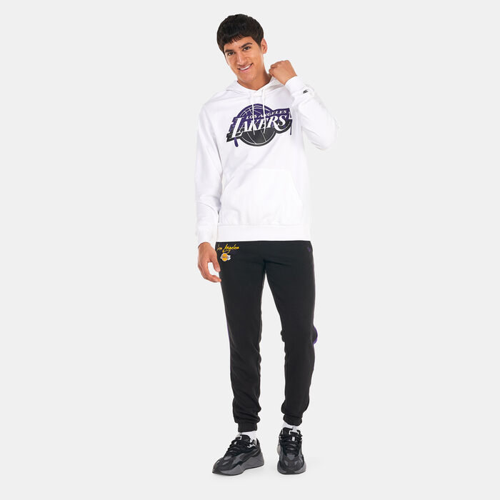 New Era Men's Los Angeles Lakers NBA Drip Logo Hoodie White New Era Men's Los Angeles Lakers NBA Drip Logo Hoodie White image number 2