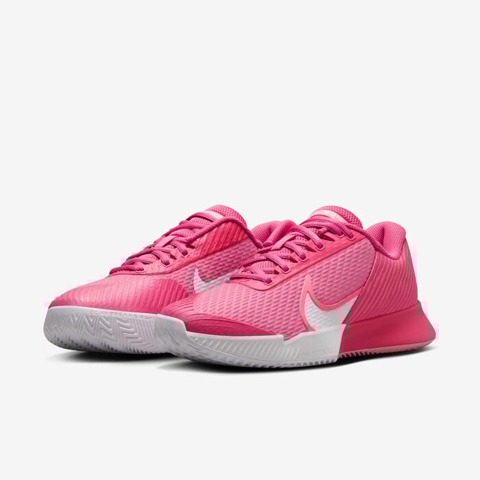 Nike Women's Court Air Zoom Vapor Pro 2 Clay Tennis Shoes Pink Nike Women's Court Air Zoom Vapor Pro 2 Clay Tennis Shoes Pink image number 4