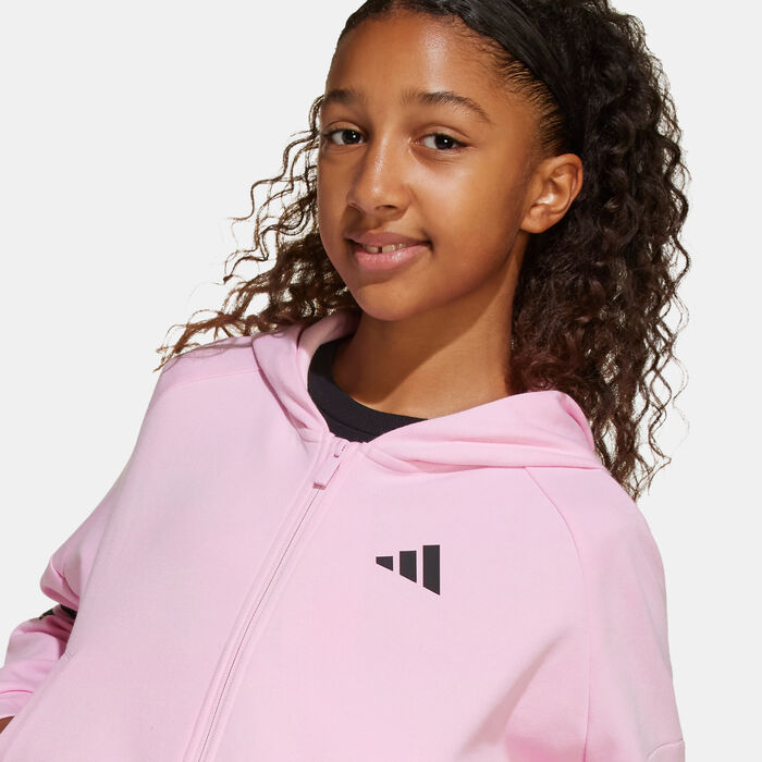 adidas Kids' Future Icons Track Jacket Pink adidas Kids' Future Icons Track Jacket Pink image number 3
