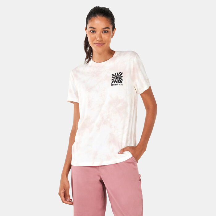 Vans Women's Divine Energy Boyfriend T-Shirt White Vans Women's Divine Energy Boyfriend T-Shirt White image number 1