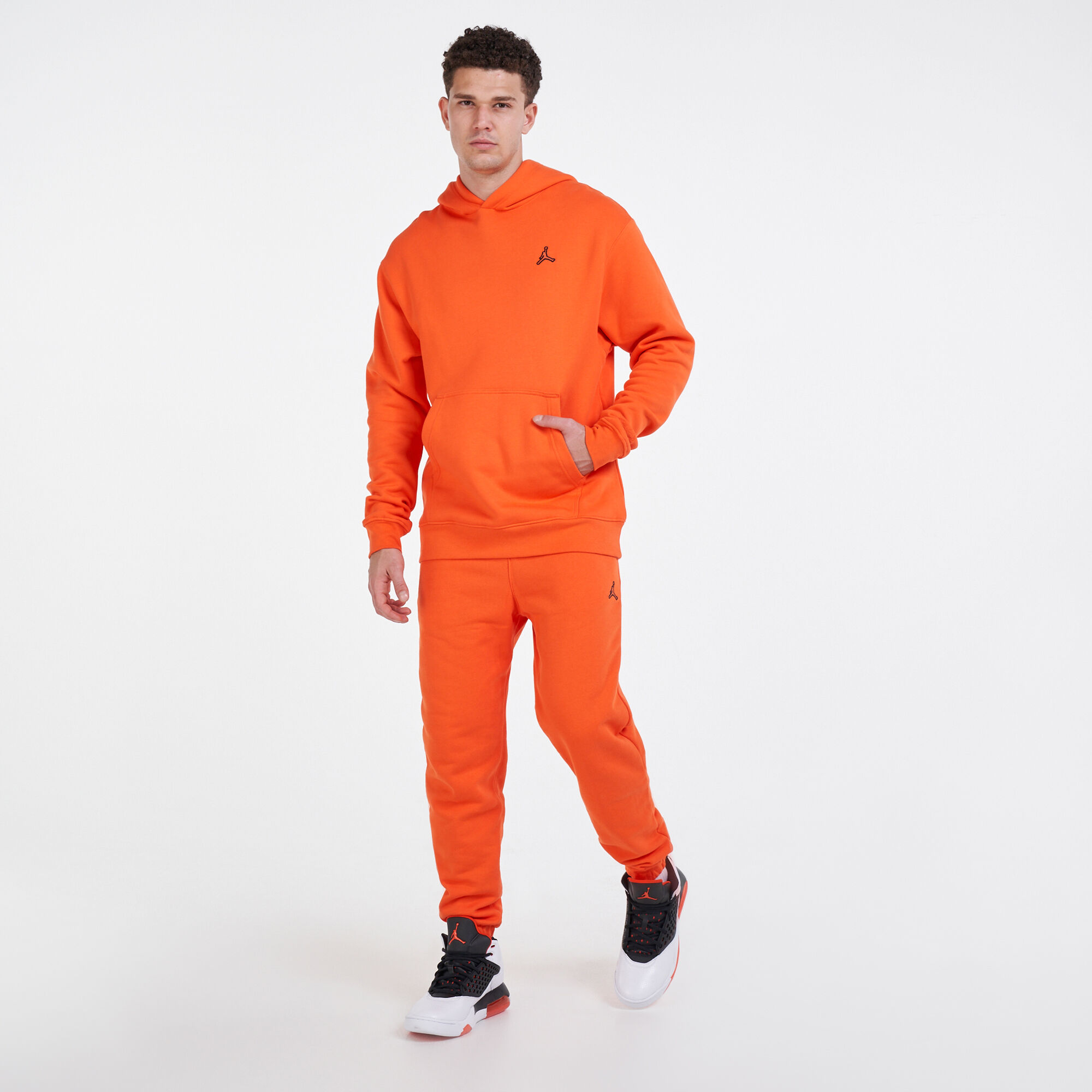 Green and clearance orange nike tracksuit