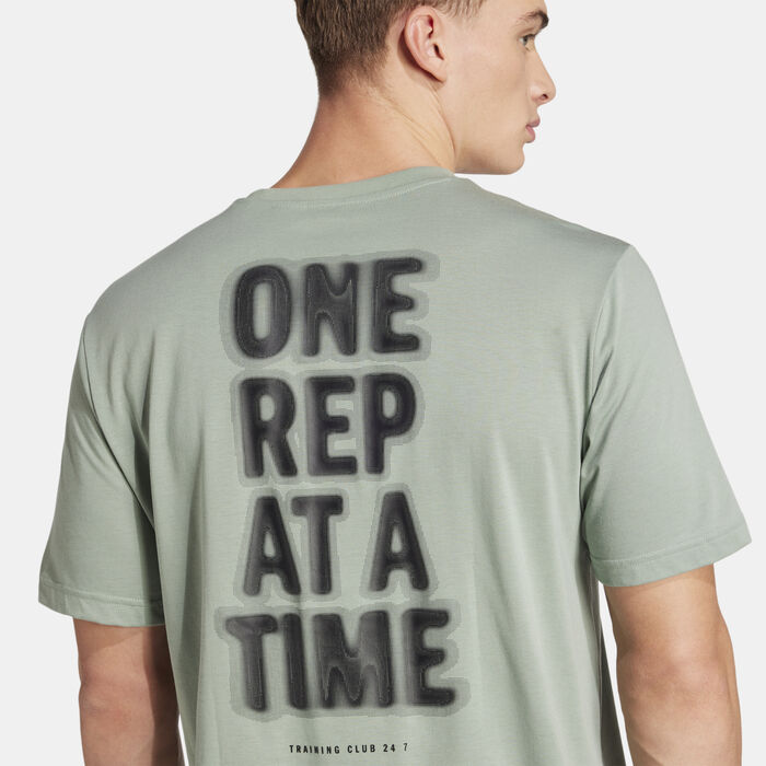 adidas Men's Climacool One Rep At A Time Training T-Shirt Green adidas Men's Climacool One Rep At A Time Training T-Shirt Green image number 4
