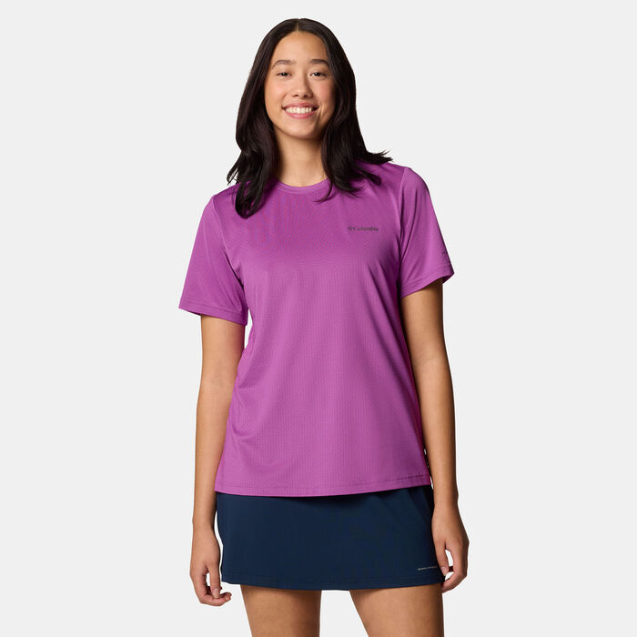 Columbia Women's Wild Springs T-Shirt Purple Columbia Women's Wild Springs T-Shirt Purple image number 0