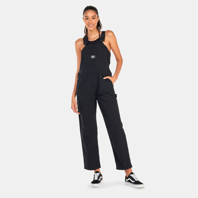 Vans Women's Ground Work Overalls Black Vans Women's Ground Work Overalls Black