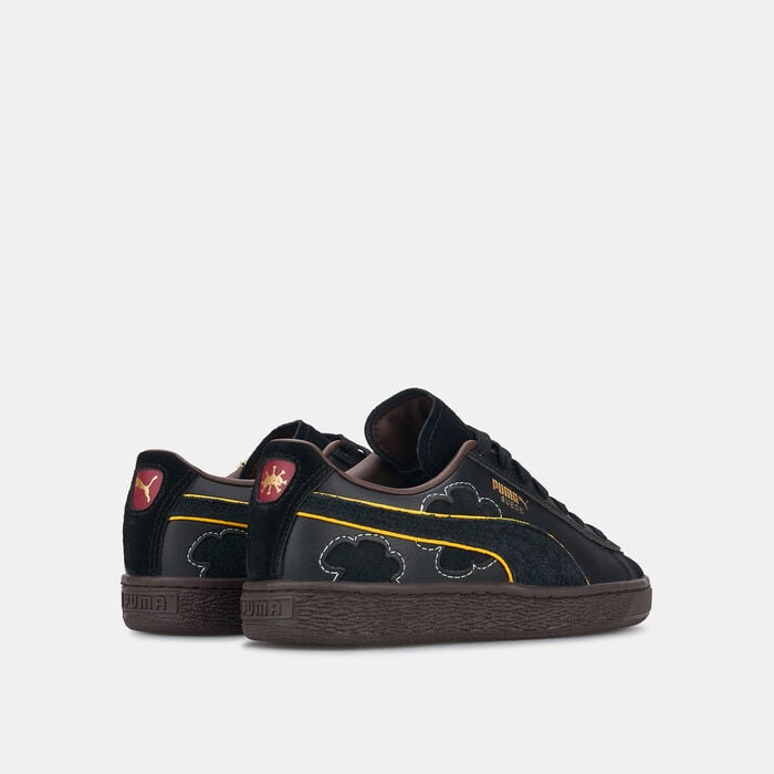 PUMA Kids' x One Piece Suede Shoes Black image number 3