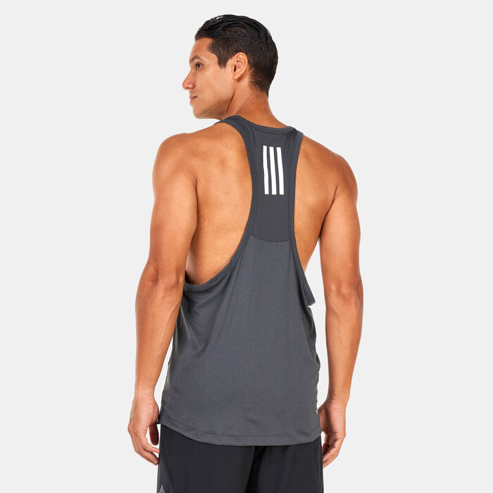 adidas Men's Training Tank Top Grey adidas Men's Training Tank Top Grey image number 1