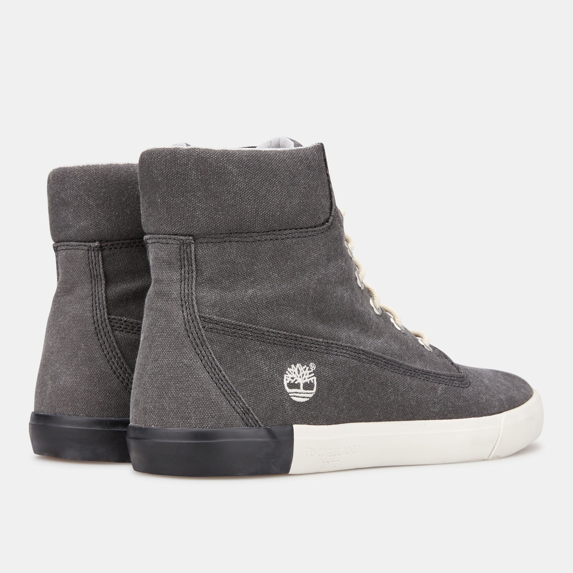 Black canvas 2025 timberland boots