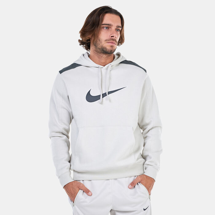 Nike Men's Sportswear Fleece Hoodie White Nike Men's Sportswear Fleece Hoodie White image number 0