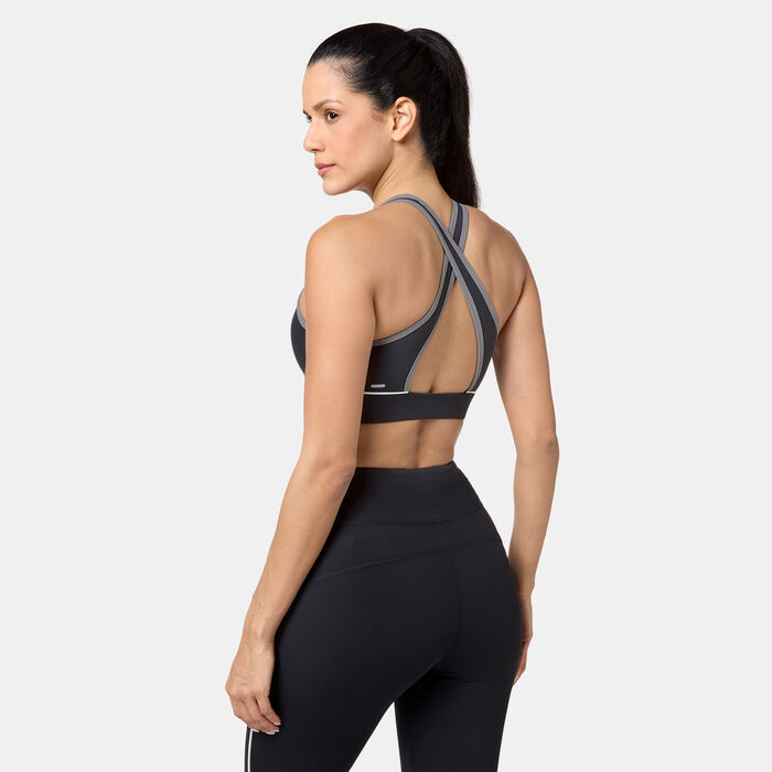 Sun and Sand Sports Women's Piping Sports Bra Black image number 1