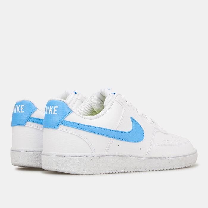 Nike Women's Court Vision Low Next Nature Shoes White image number 2