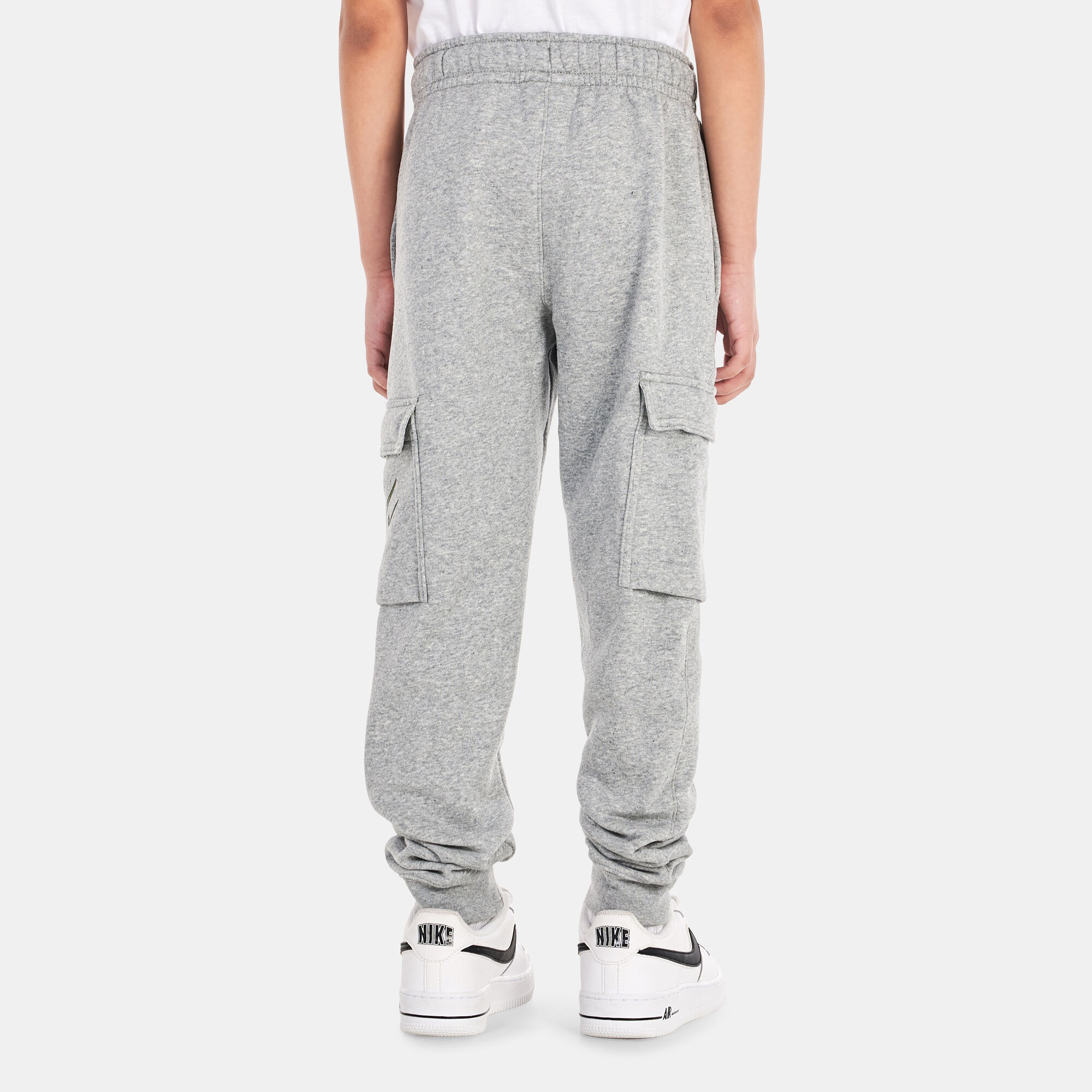 Kids Sportswear Fleece Cargo Trousers Older Kids Grey Nike in KSA SSS