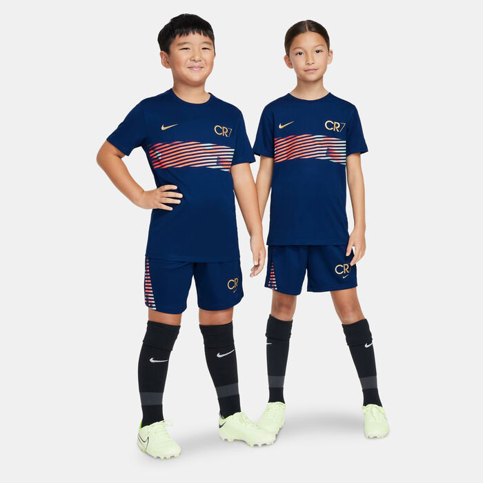 Nike Kids' CR7 Academy Dri-FIT Football Shorts Blue image number 2