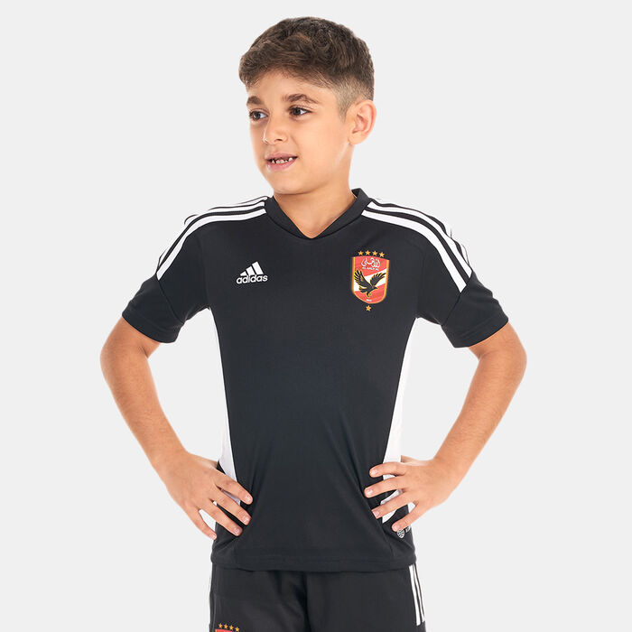 adidas Kids' Al Ahly Away Jersey Black adidas Kids' Al Ahly Away Jersey Black image number 0