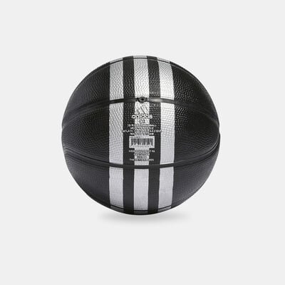 adidas Kids' 3-Stripes Mini Basketball Black adidas Kids' 3-Stripes Mini Basketball Black