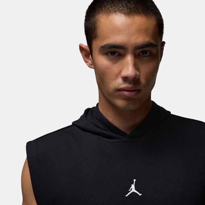 Jordan Men's Sport Crossover Dri-FIT Sleeveless Pullover Hoodie Black Jordan Men's Sport Crossover Dri-FIT Sleeveless Pullover Hoodie Black image number 3