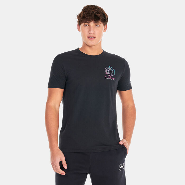 Under Armour Men's UA Run Gradient Grid T-Shirt Black image number 0