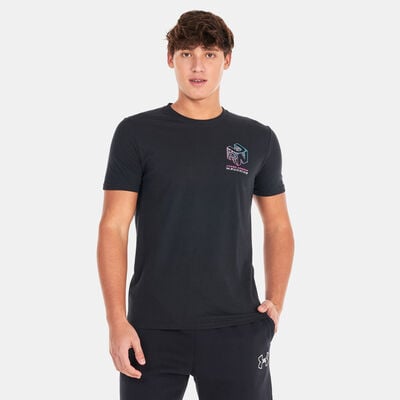 Under Armour Men's UA Run Gradient Grid T-Shirt Black Under Armour Men's UA Run Gradient Grid T-Shirt Black