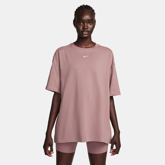 Nike Women's Sportswear Essential T-Shirt Pink Nike Women's Sportswear Essential T-Shirt Pink image number 0