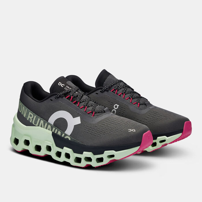 On Women's Cloudmonster 2 Running Shoes Grey On Women's Cloudmonster 2 Running Shoes Grey image number 1