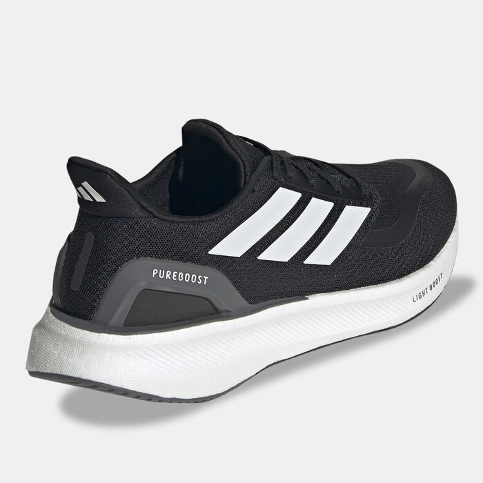 adidas Men's Pureboost 5 Running Shoes Black image number 2