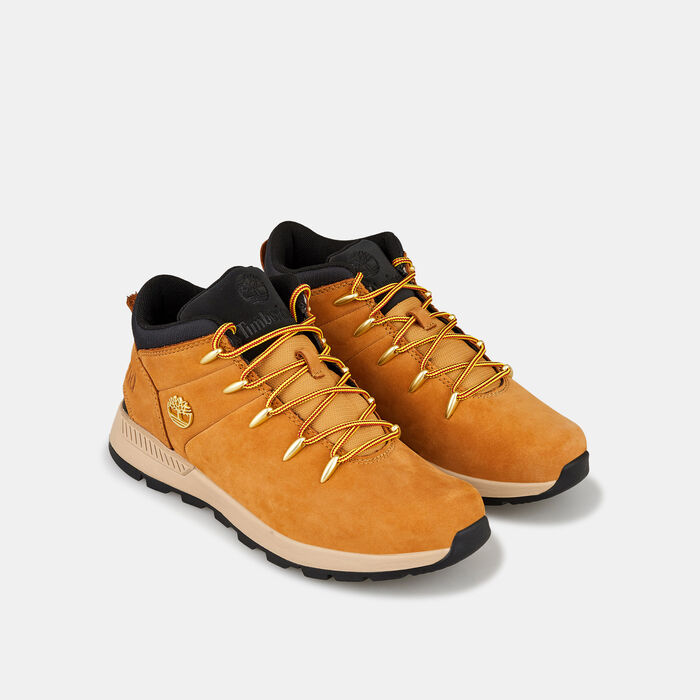 Timberland Kids' Sprint Trekker Mid Hiking Shoe yellow image number 1