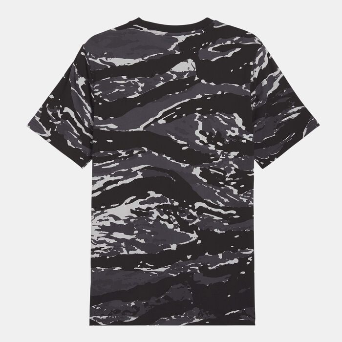 PUMA Men's Essentials+ Camo Graphic T-Shirt Black PUMA Men's Essentials+ Camo Graphic T-Shirt Black image number 1