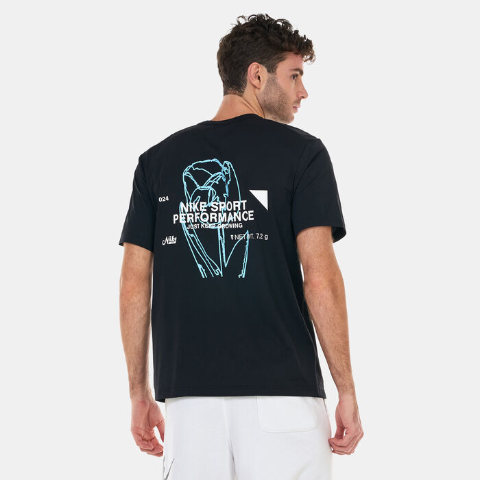 Nike Men's Hyverse Dri-FIT UV Top Blue Nike Men's Hyverse Dri-FIT UV Top Blue image number 1