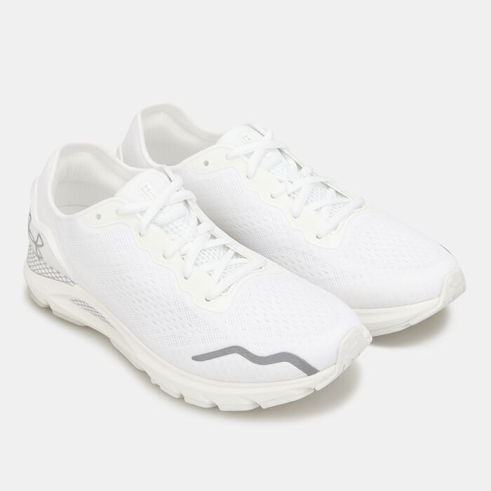 Under Armour Women's UA HOVR Sonic 6 Running Shoes White Under Armour Women's UA HOVR Sonic 6 Running Shoes White image number 2