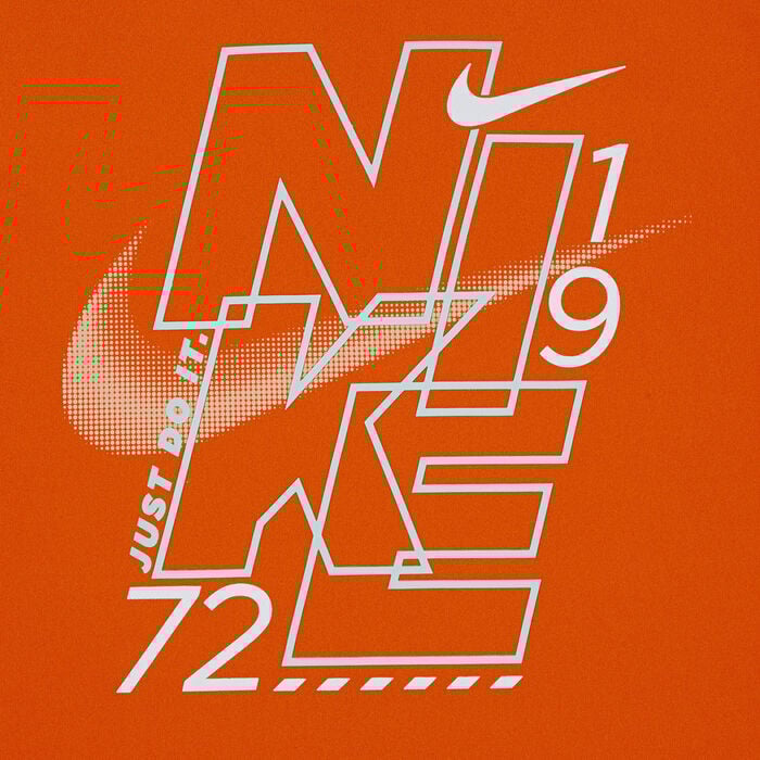 Nike Kids' Stack 'em Muscle T-Shirt Orange Nike Kids' Stack 'em Muscle T-Shirt Orange image number 3