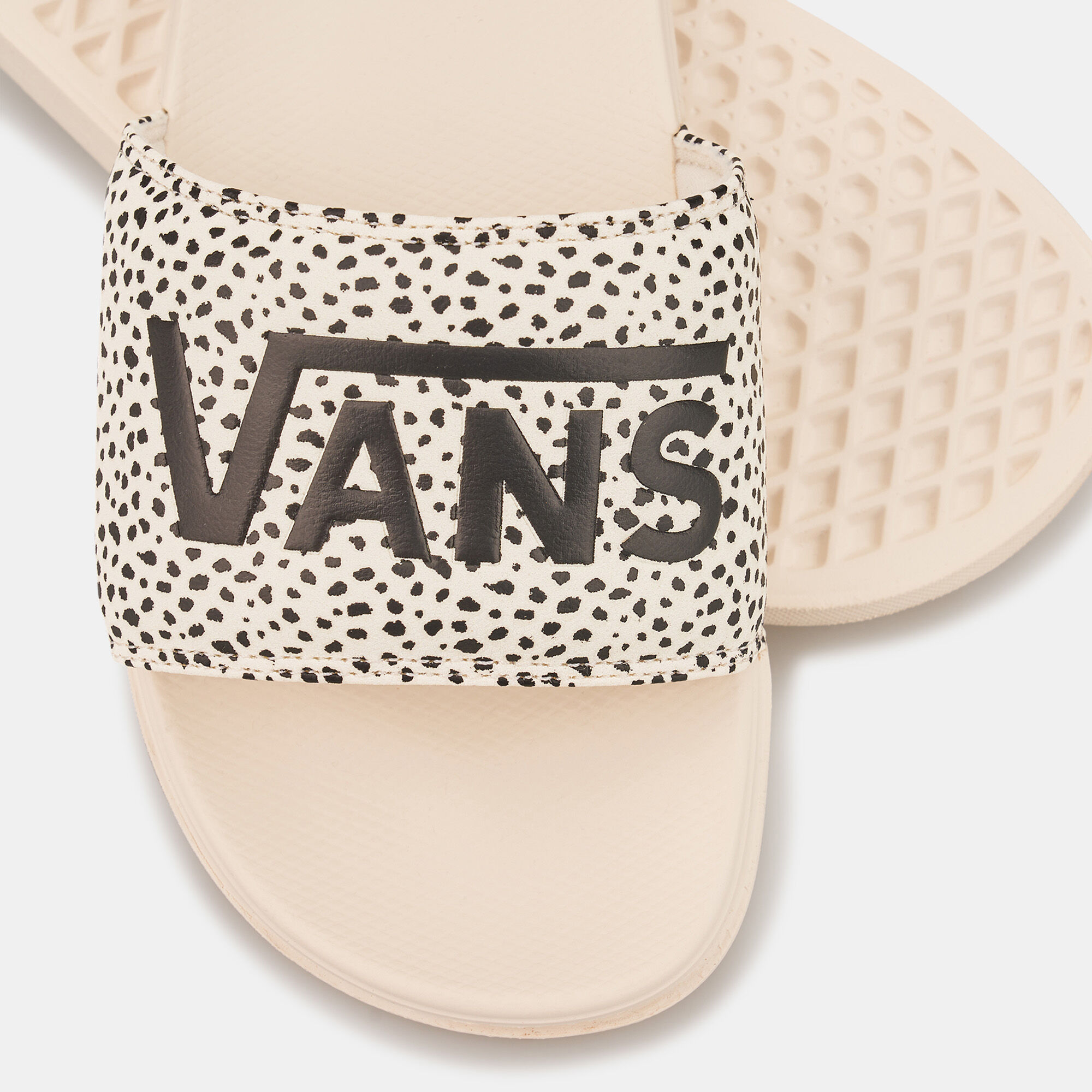 Vans leopard store slide sandals