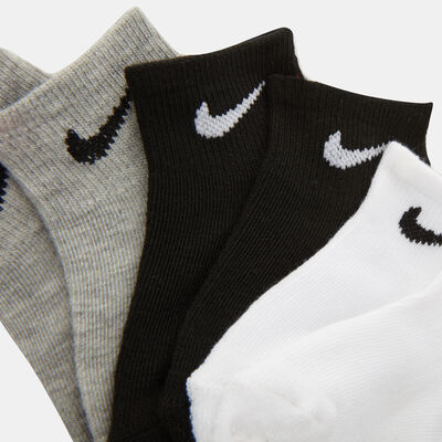 Nike Kids' NHN Basic Quarter Socks (3 Pack) White