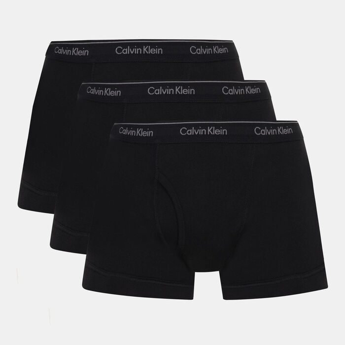 Calvin Klein Men's Trunk Briefs (3 Pack) Black Calvin Klein Men's Trunk Briefs (3 Pack) Black image number 0