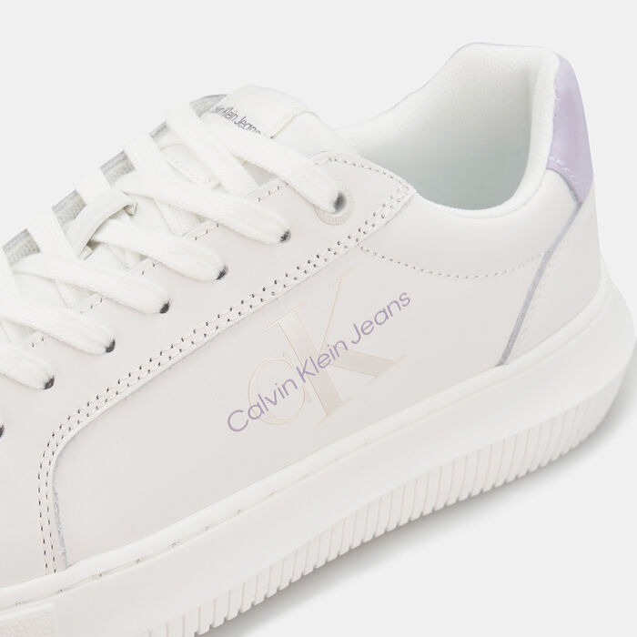 Calvin Klein Women's Leather Platform Shoe White Calvin Klein Women's Leather Platform Shoe White image number 4