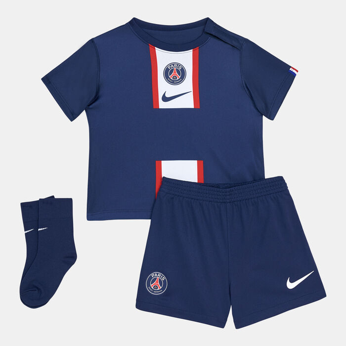 Nike Kids' Paris Saint-Germain Home Kit - 2022/23 (Baby and Toddler) Blue image number 0